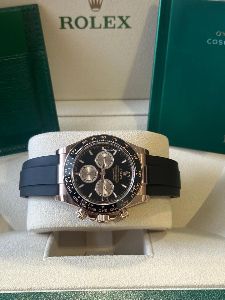 Rolex | Daytona | 126515ln-cm1-dc722 | Rose gold | 40 mm | Rubber | Black | Automatic