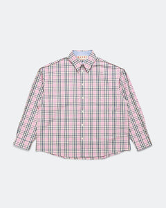 Marni Check Compact Cotton Long-Sleeved Shirt - Quartz
