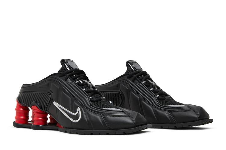 Martine Rose X Wmns Shox Mule Mr4 Black Comet Red