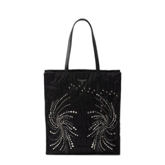 Black Re-Nylon Large Tote Bag
