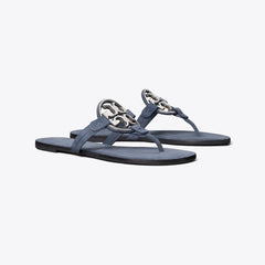 Tory Burch Metal Miller DEEP WAVE / SILVER
