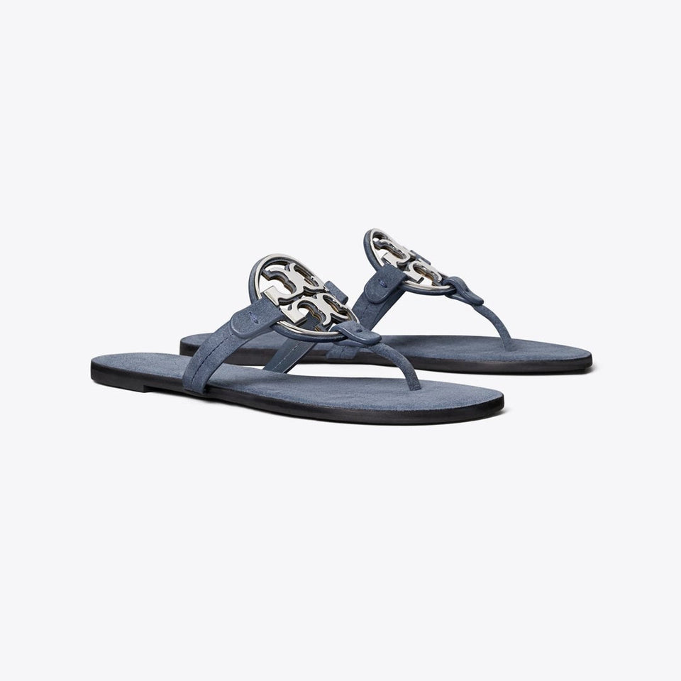 Tory Burch Metal Miller DEEP WAVE / SILVER