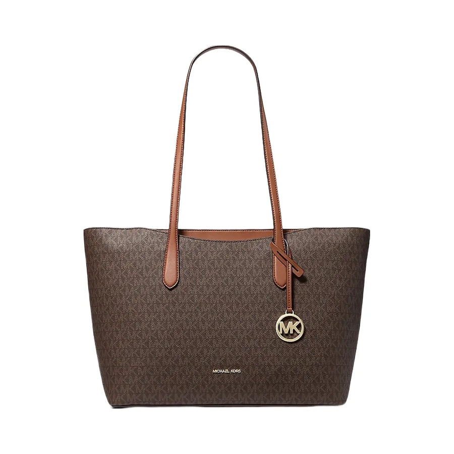 Michael Kors Arden Large Signature Logo Tote Bag Brown