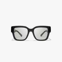 Tory Burch Miller Square Sunglasses BLACK/GRAY GRADIENT