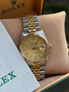 Rolex | Datejust | 16233 | Gold/Steel | 36 mm | Gold/Steel | Champagne | Automatic