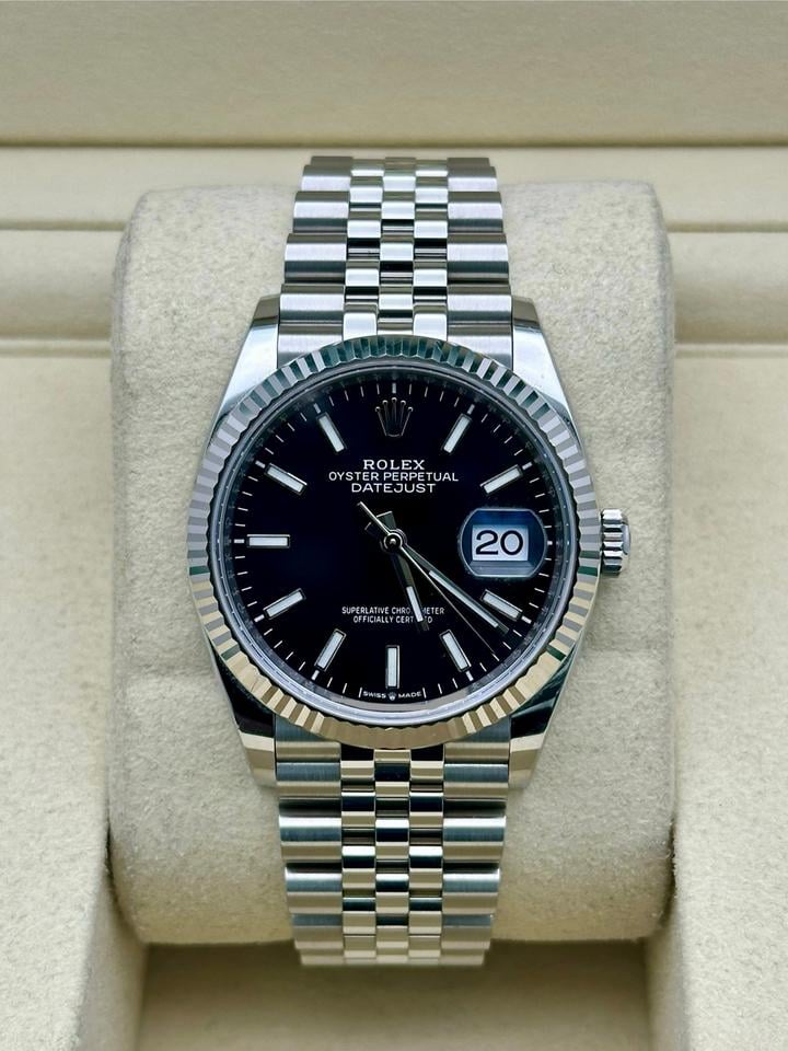 Rolex | Datejust | 126234 | Steel | 41 mm | Steel | Black | Automatic