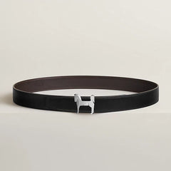 Panache belt buckle & Reversible leather strap 32 mm