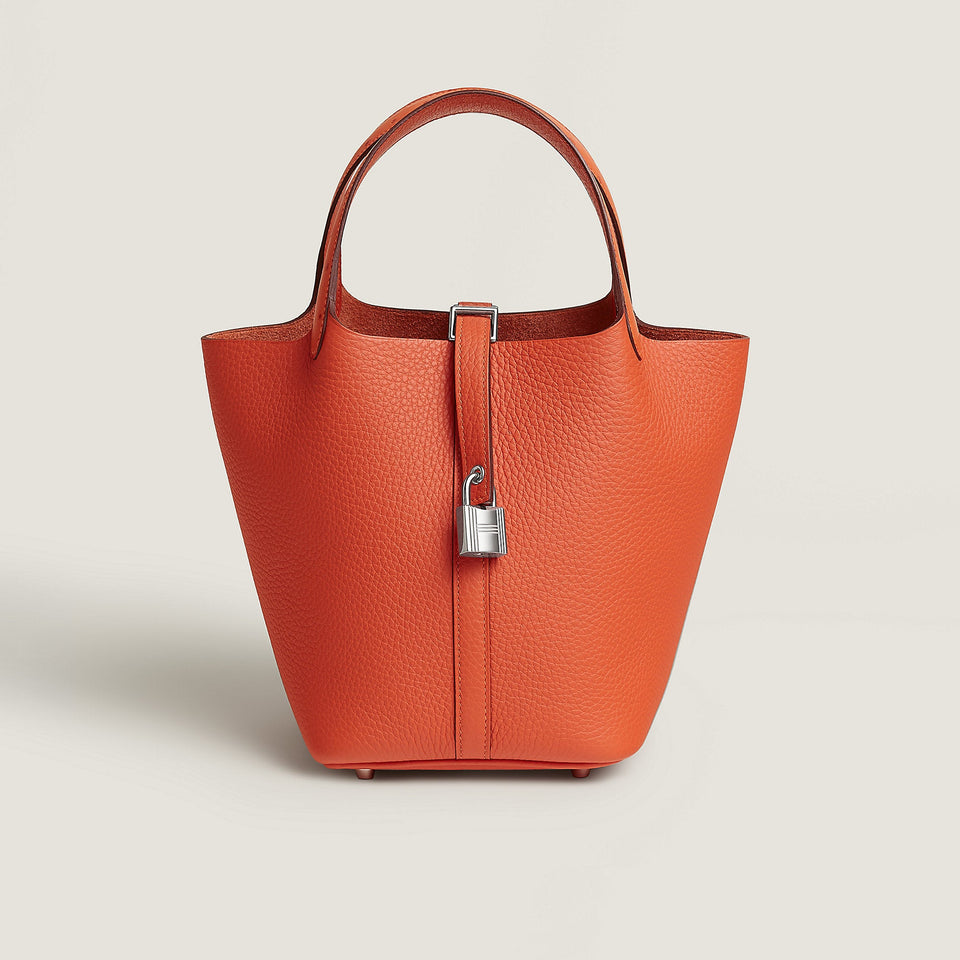 Hermes Picotin Lock 18 Bag Tangerine