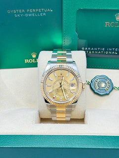 Rolex | Sky-Dweller | 336933 | Gold/Steel | 42 mm | Gold/Steel | Champagne | Automatic