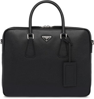 Prada Saffiano leather briefcase