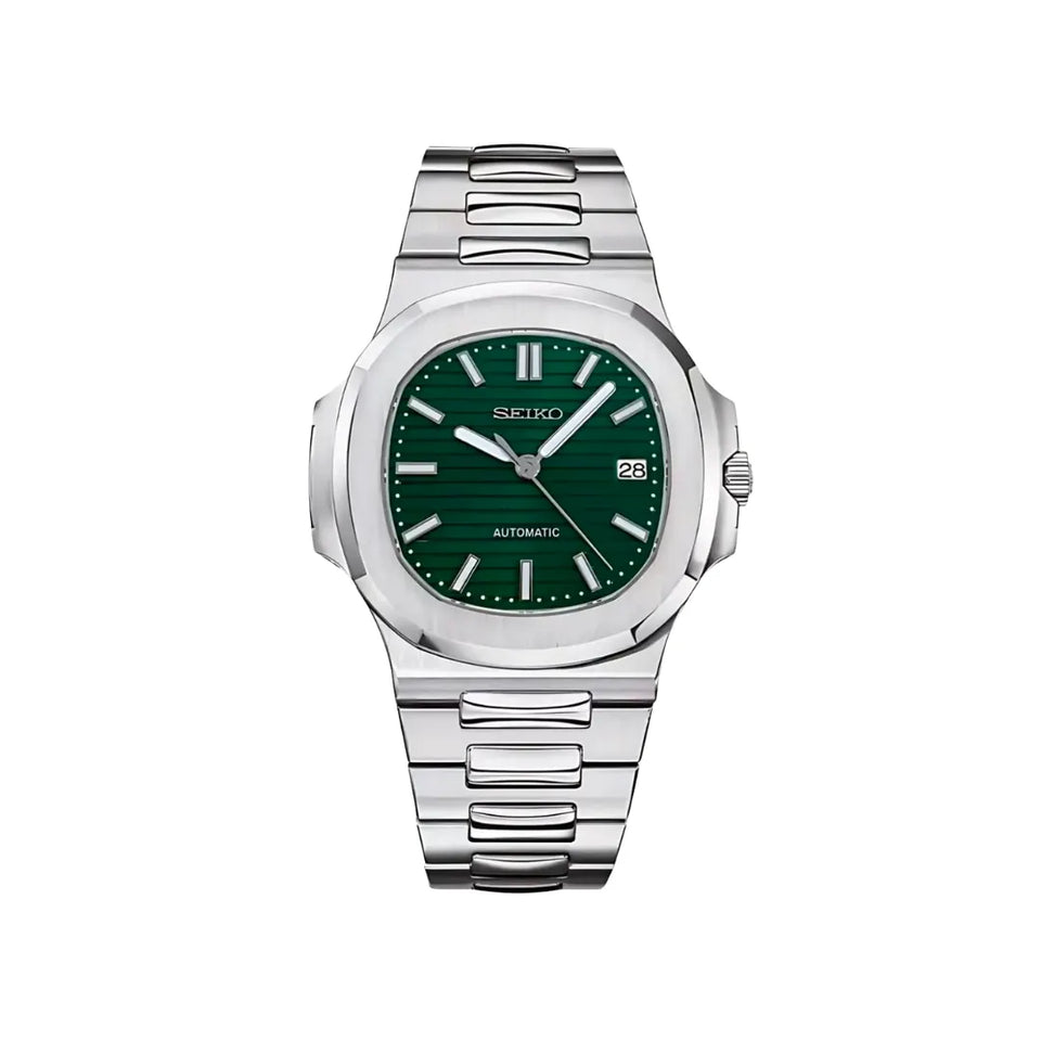 SEIKO MOD NAUTILUS metallic green