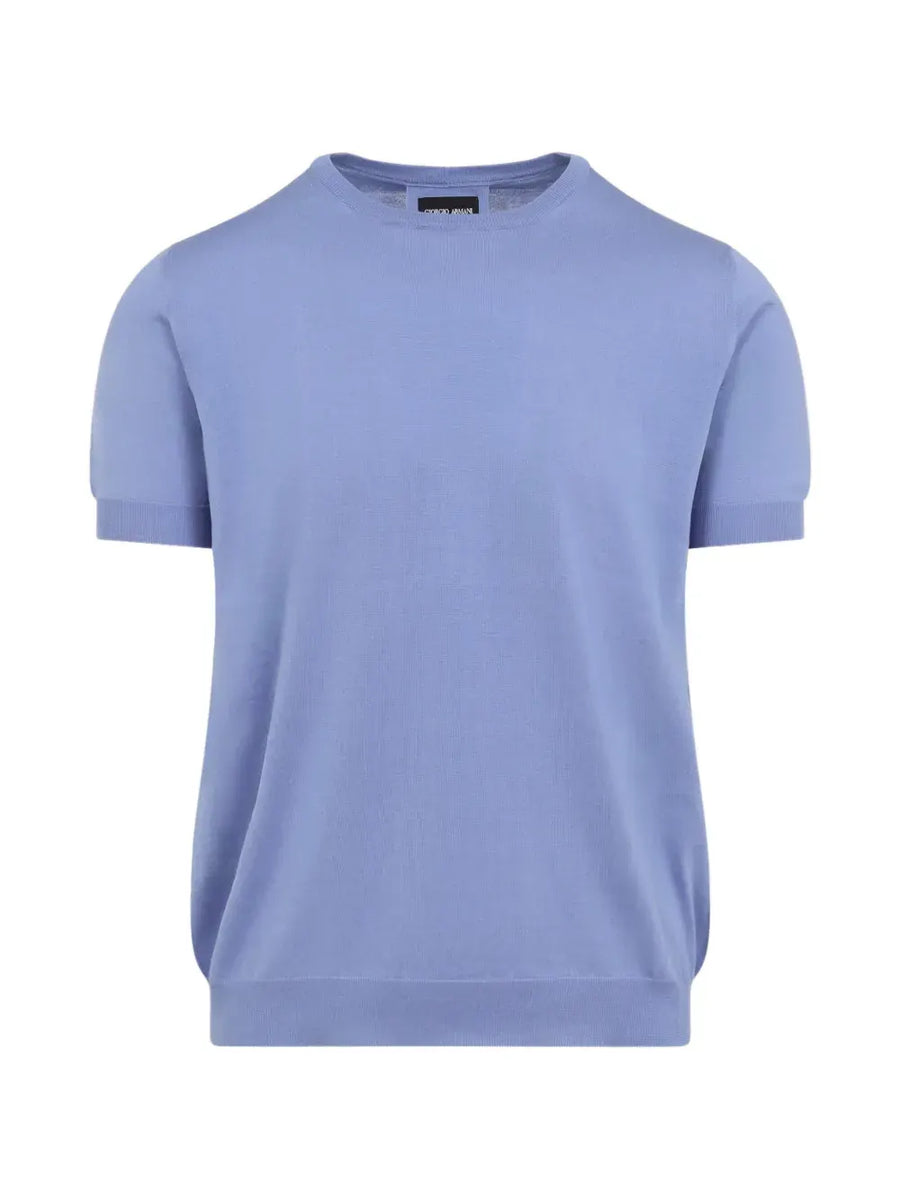 silk crewneck T-Shirt