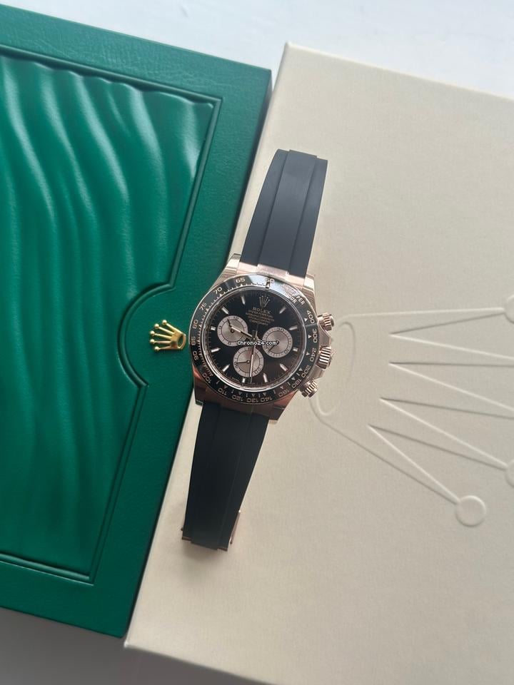 Rolex | Daytona | 126515ln-cm1-dc722 | Rose gold | 40 mm | Rubber | Black | Automatic