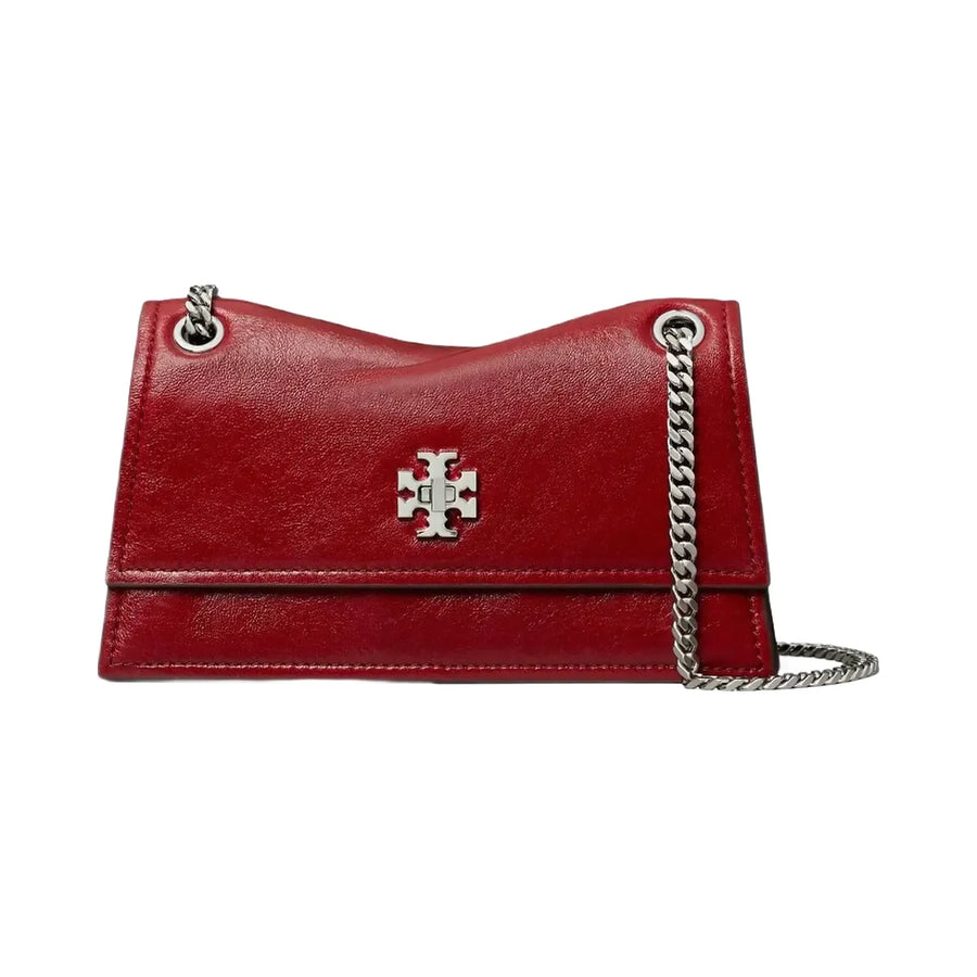 Tory Burch Mini Kira Turnlock Shoulder Bag Red
