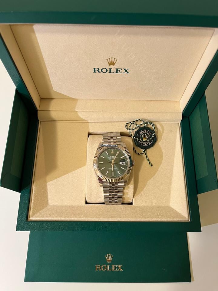 Rolex Datejust 41126334 Rolex Datejust 41 Mint Green Full set 2025
