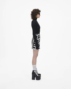 Marc Jacobs Marc Jacobs The Croc Embossed Kiki Ankle Boot Black Black
