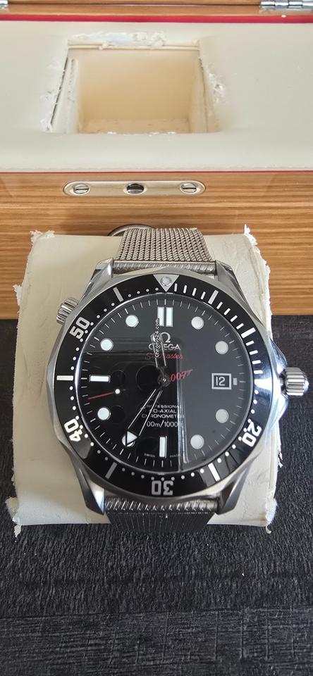 Omega Seamaster Diver 300 M007 James Révision Déc 2024 + bracelet mailles milanaises Omega