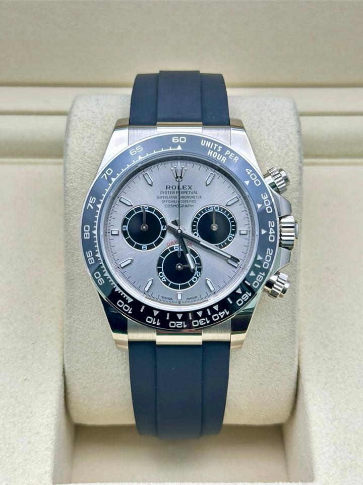 Rolex | Daytona | 126519LN | White gold | 40 mm | Rubber | Silver | Automatic