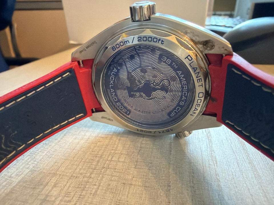 Omega Seamaster Planet Ocean600m America's Cup Limited FULL SET OMEGA SEAMASTER PLANET OCEAN 600m EDITION 1571/2021
