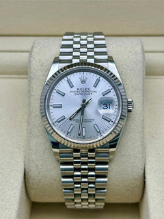 Rolex | Datejust | 126234 | Steel | 36 mm | Steel | Silver (solid) | Automatic