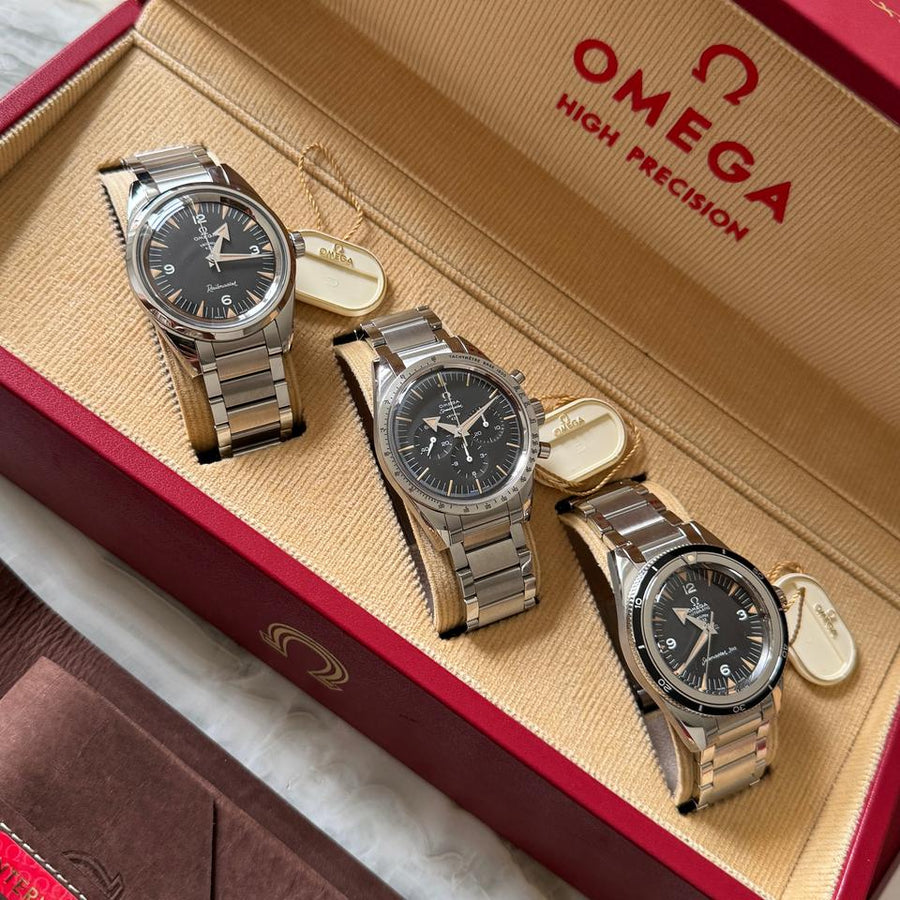 Omega Speedmaster Limited Edition Trilogy Set 1957 Like new