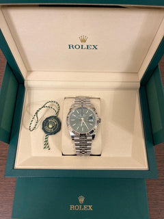 Rolex Datejust 41126334 Rolex Datejust 41 Mint Green Full set 2025