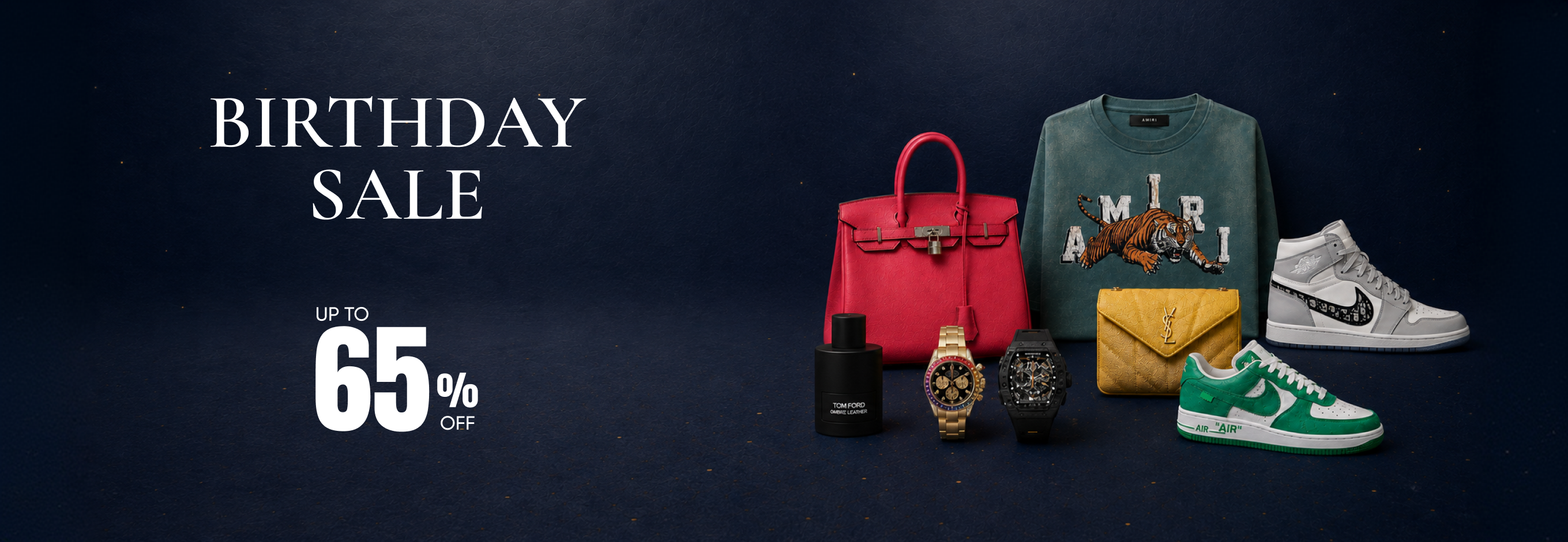 Birthday Sale up to 65% off