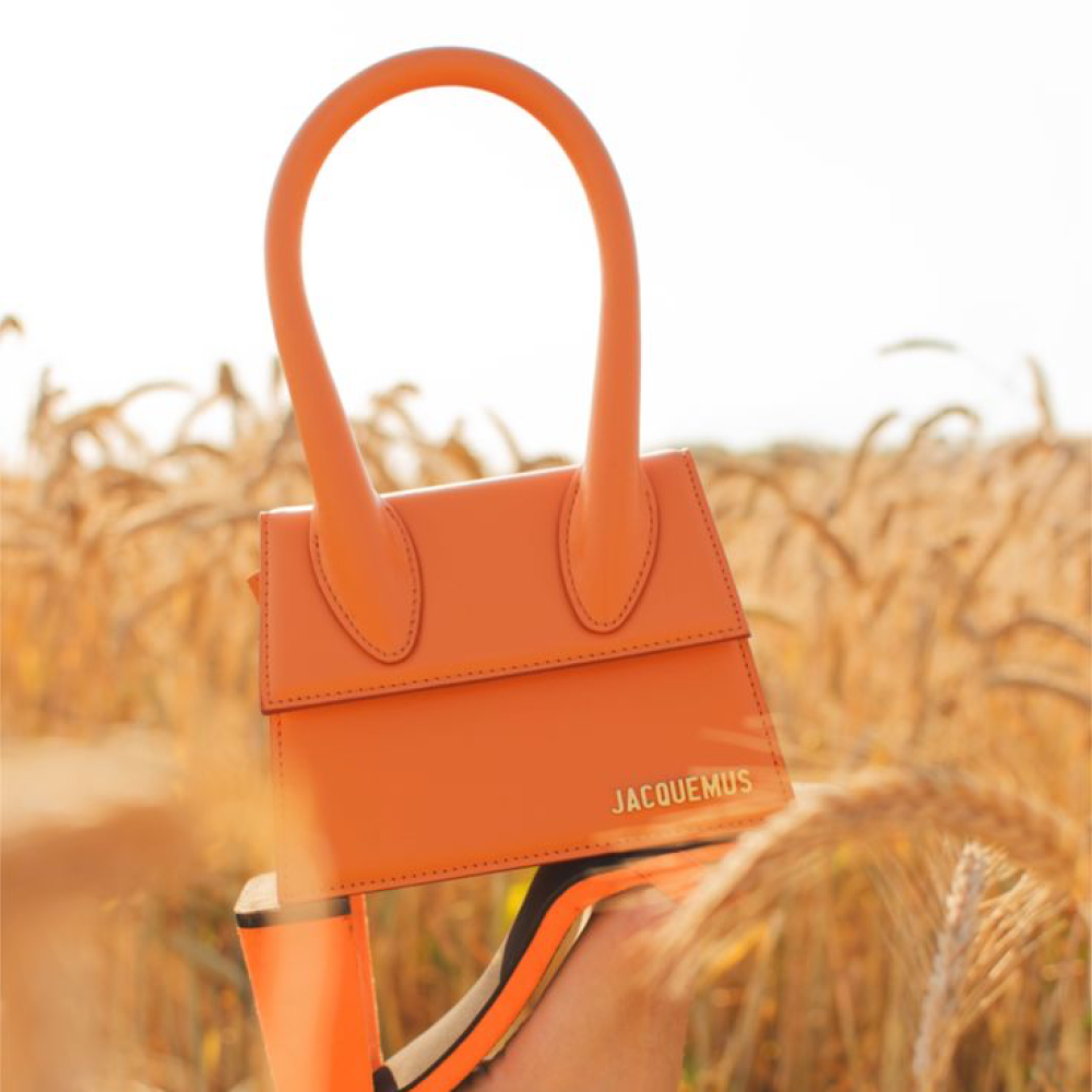 Jacquemus orange handbag